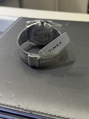 NEW TIMEX M79 SILVER S/STEEL BRACELET,BLACK RED,AUTOMATIC MECHANICAL WATCH