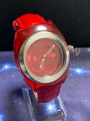 Gucci 137.3 Red Women’s Wristwatch Used Working