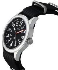 Ratio Quest Series Nylon Strap Black Dial Quartz Casual 100M RTQ017 Men’s Watch