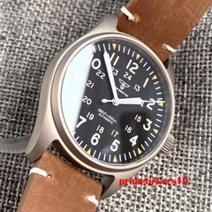 Tandorio Titanium 39mm Automatic Men’s Pilot Watch Sapphire NH35A PT5000 20Bar