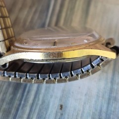 Vtg Timex 21 Jewels Watch Mens Gold Filled Band For Parts Repair Not Working