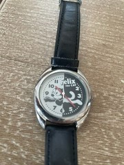 Fossil Felix the Cat Limited Edition Quartz Watch with Black Leather Band