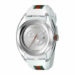 Gucci Unisex Sync Rubber White 46mm Watch YA137102
