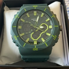 Activa Exon X Invicta Digital Men’s Watch – 48mm. Green (ACW8120-005)