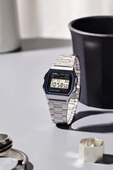 Casio Men’s A158WA-1DF Stainless Steel Digital Watch