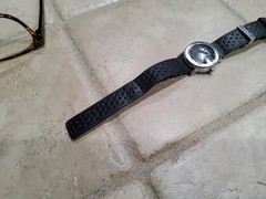 GUCCI 101L Quartz Analog Women’s Wrist Watch Leather Fabric Band w/o Box