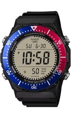CASIO Mens Wristwatch AE-1700H-1A2V Silicone Black Chrono Timer Alarm Digita