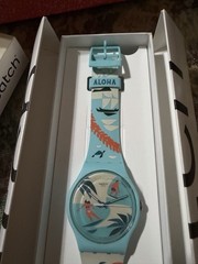 NIB NEW RELEASE Swatch Hawaii Exclusive NEI Nick Kuchar Aloha SO29Z705 41mm