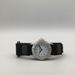 Timex Womens Watch 28mm White Dial Black Nylon Silver Tone T79051 New Battery