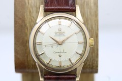 Omega Constellation Cal. 551 Gold Cap 34mm Champagne Dial Automatic Watch 14381