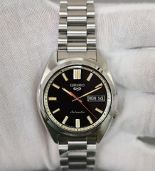 Seiko 5 Sports SNXS SBSA255 JDM Automatic Black Dial Stainless Steel Men’s Watch
