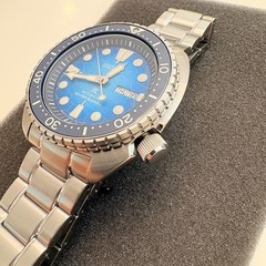Prospex SRPH59 U.S. Special Edition w/ steel bracelet and a blue silicone strap