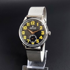 Vintage Marriage Swiss Watch with Zenith Movement Men’s Wristwatch Serviced