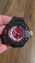 Invicta S1 Rally Men’s Quartz GMT Sport Watch 100m Red Dial Black Strap