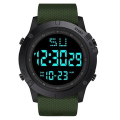 Waterproof Digital Sports Watch Military Tactical LED Backlight Wristwatch Men