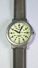 Lorus Men’s Titanium Quartz Field Watch – New Mineral Crystal & Strap – Mint
