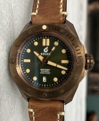 NEW STORE DISPLAY BOLDR Odyssey Bronze Green watch V1 NH35A automatic WARRANTY