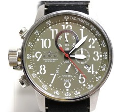Invicta I-Force 1874 46mm Green Dial Stainless Steel Nylon Band Watch