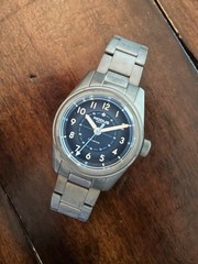 Nodus Sector II Field Titanium Marina Blue 38mm With Ti Bracelet. FREE SHIPPING
