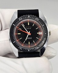 Camy Geneva 1960s Skin Diver 38mm FHF 96-4 Manual Wind 20mm Lugs