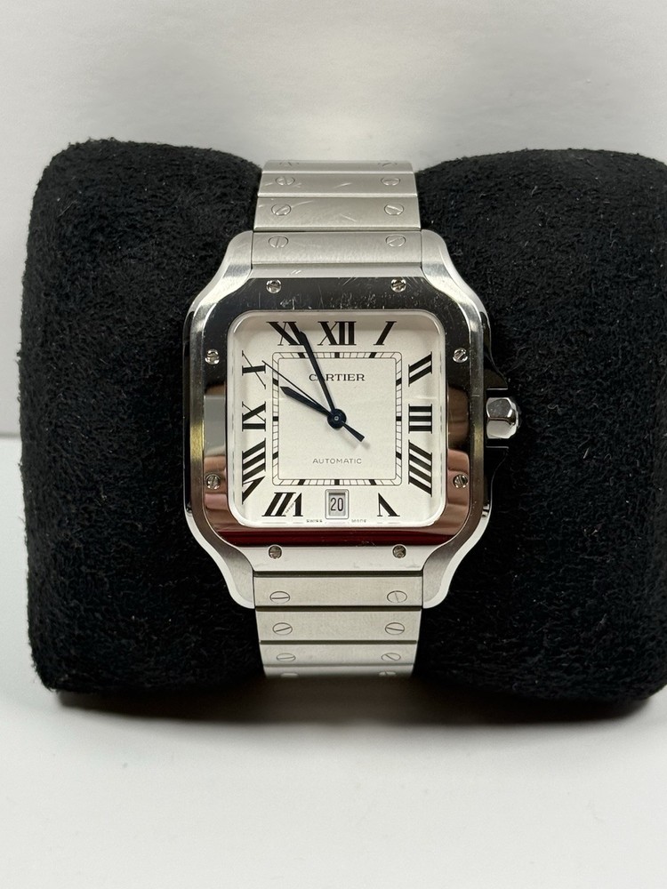 2026 Cartier Large Santos De Cartier WSSA0018 39.8mm Box & Papers Extra OEM Band