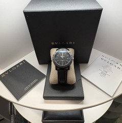 BVLGARI Carbongold “Via Dei Condotti 10 Roma BB 40 CL 40MM