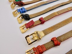 FENDI 640L Color Change Belt Gold Quartz Womens Watch in Box