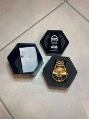 Nixon Men’s – Star Wars C3PO – Sentry SS Gold Dial Gold Steel Watch – A356SW2378