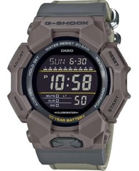 Casio G-Shock Digital Cloth Strap Black Dial Quartz GD-010CE-5 200M Mens Watch