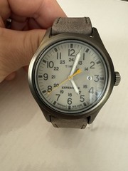 Timex Expedition Scout 40mm Brown Leather Strap Watch TW4B23100