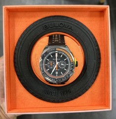 Bulova Racer Chronograph 42mm Watch All Black Leather 98B428 Quartz