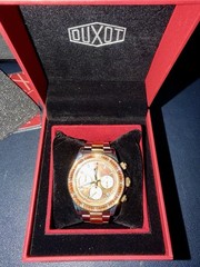 Duxot Accelero Rainbow Stainless Steel 40mm Meca-Quartz Wristwatch DX-2064-77
