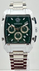 Premium Men’s Versace Dominus Chronograph Green Dial Date Working Wristwatch