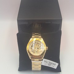 Invicta Objet D Art Automatic Men’s Watch w/ Skeleton Dial – 43mm, Gold 49501