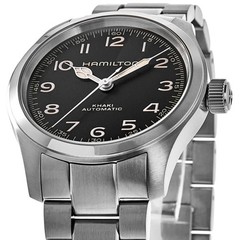 New Hamilton Khaki Field Murph Automatic Black Dial Steel Unisex Watch H70405130