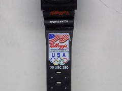VINTAGE – KELLOGG’s 1992 OLYMPICS WATCH w/ BAND