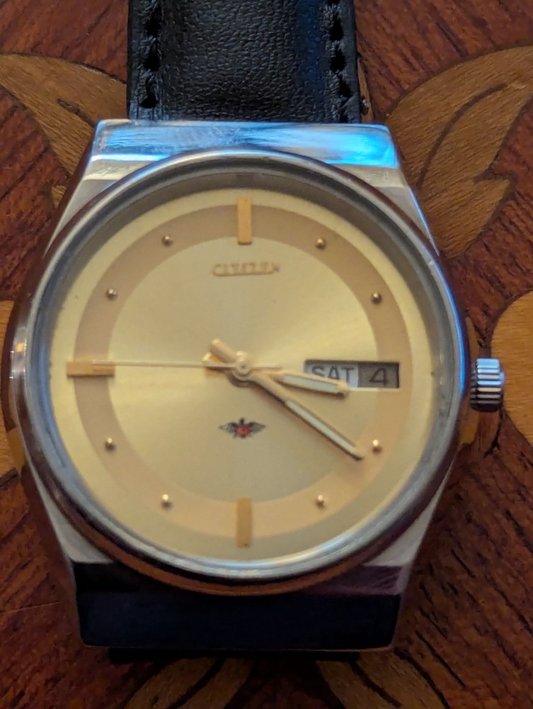 Citizen Eagle7 Automatic 4-283422 KT Day/Date Vintage Men’s Watch