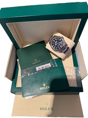 Rolex Explorer Silver Oyster Bracelet 124270 with Silver Bezel