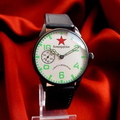 Vintage Men’s Wristwatch Marriage Komandirskie Soviet Watch Serviced