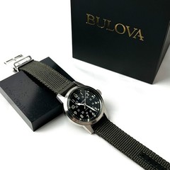 New w/box/Bulova 96A259 Military VWI Special Edition HACK Automatic Men’s Watch