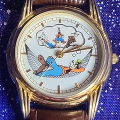 Disney Goofy Rotating Dreams Disc Watch DS-113 Tin Tag Ready To Wear | See Video