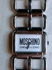 New Boxed Womens Moschino Cheap And Chic Watch Silver Tone Bracelet Stunning
