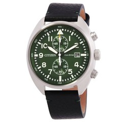 Citizen Chronograph Eco-Drive Green Dial Men’s Watch CA7041-07X