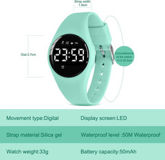 Kids Watches for Girls Boys Digital Sport Watch with Step Counter Pedometer Vibr