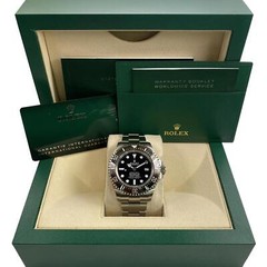Rolex Sea-Dweller 44mm 136660 Ceramic Steel Black Dial Automatic Watch B&P 2013