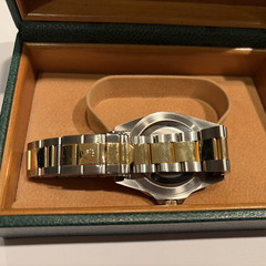 ROLEX GMT-Master II 16713 Root Beer Steel Yellow Gold 2002 with box