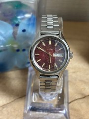 Seiko Automatic 21 Jewels Red Dial Day Date Men’s Watch 1970s