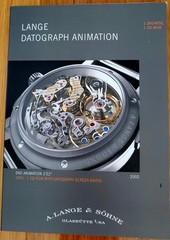 A Lange & Sohne Animations Langematic Perpetual VIP Press Kits 2006 DVD & CD
