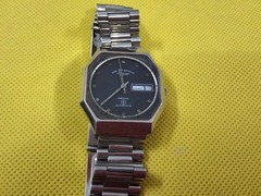 Vintage West End Sowar Prima Automat Wrist Watch Day/Date 36mm Swiss Made.
