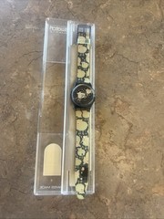 Vintage 1995 Swatch Quartz Watch Black Sheep RARE W/ Original Case